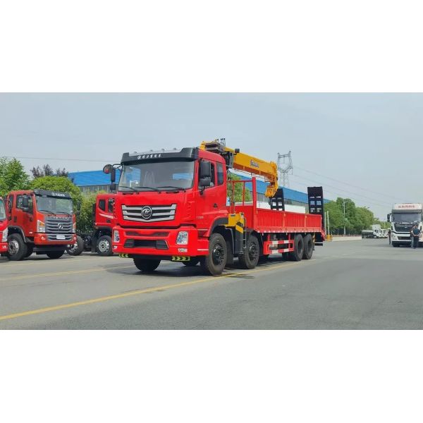 The Best Price 8X4 Drive 10t 12t Five Section Arm Truck with Crane Truck with Crane