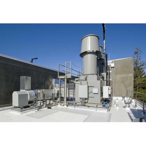 Промышленная малая камера адсорбции активированного углерода Оборудование для обработки запаха от выхлопных газов Резервуар из нержавеющей стали