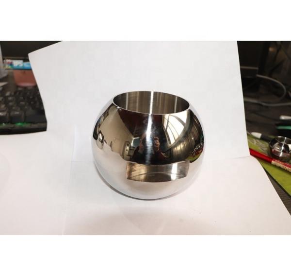 Ventilateur à bille en acier inoxydable DN25 à miroir poli Parties détachées de vannes
