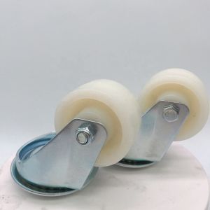 Small Size Cast Iron Caster Wheels with Double Ball Bearing for Swivel Cart Wheels