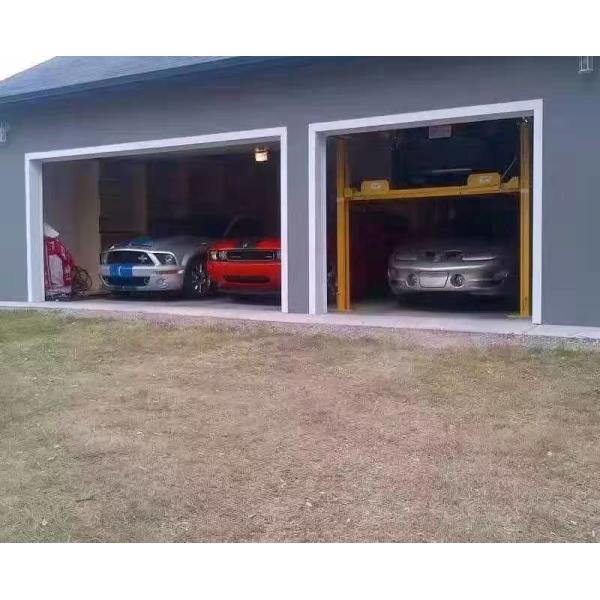 Hydraulic 4 Post Garage Lift Car Lifting Equipment With Safety Overload Protection System