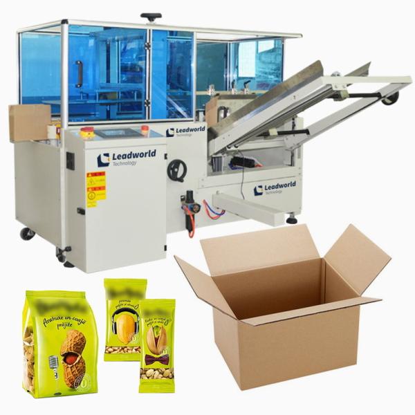 Fully Automatic Vertical Carton Erector Machine For Packaging Line