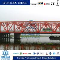 Ponte permanente de treliça de aço / ponte de estrutura de aço com alta resistência