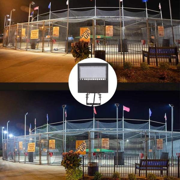Brown 140LM/W 12500LM Trunnion Mount LED Shoebox Light