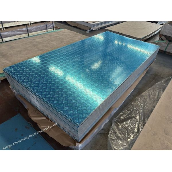 Spot Patterned Alloy Aluminum Sheet Five-Rib Patterned Plate Non-Slip Aluminum Plate 5052 Alloy Aluminum Plate