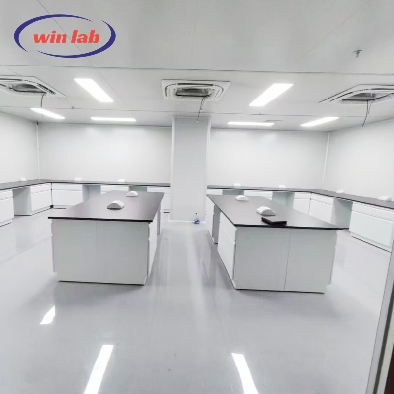 Cleanroom Laboratory Workbench Modular Stainless Steel Lab Bench Customized For Science Teaching Labs