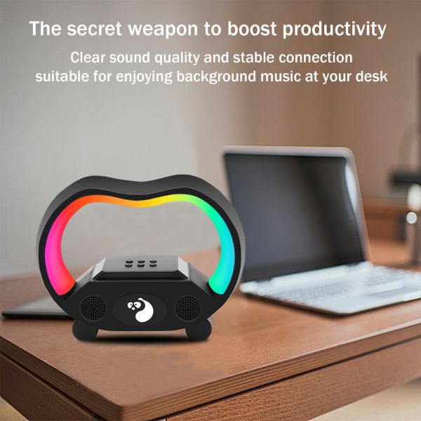 LED Light Outdoor Wireless Music Player Partybox Bass Portable Gift Boombox Speakers