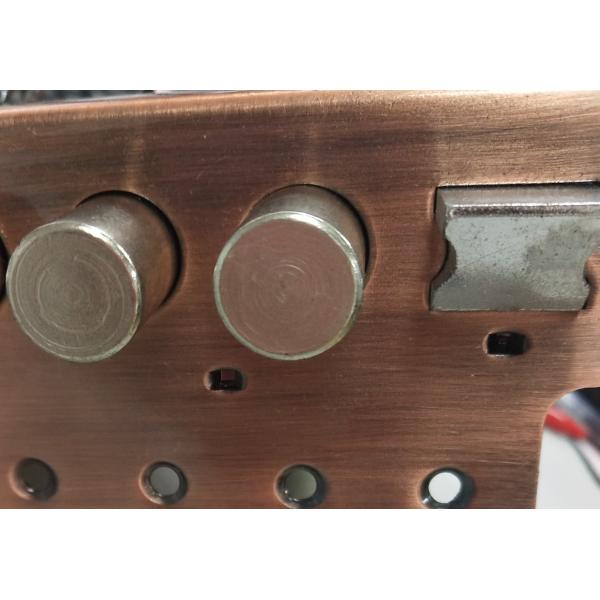 Brass Cylinder Zinc Rim Latch Door Lock Round Bolt With Paint Spraying 310