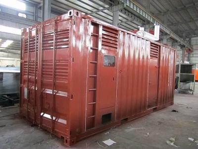 Water Cooled Container Diesel Generator 750KVA Stamford Alternator