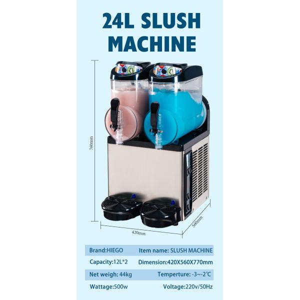 коммерчески машина Juicer слякоти льда Smoothie танков машины 2 слякоти 36L