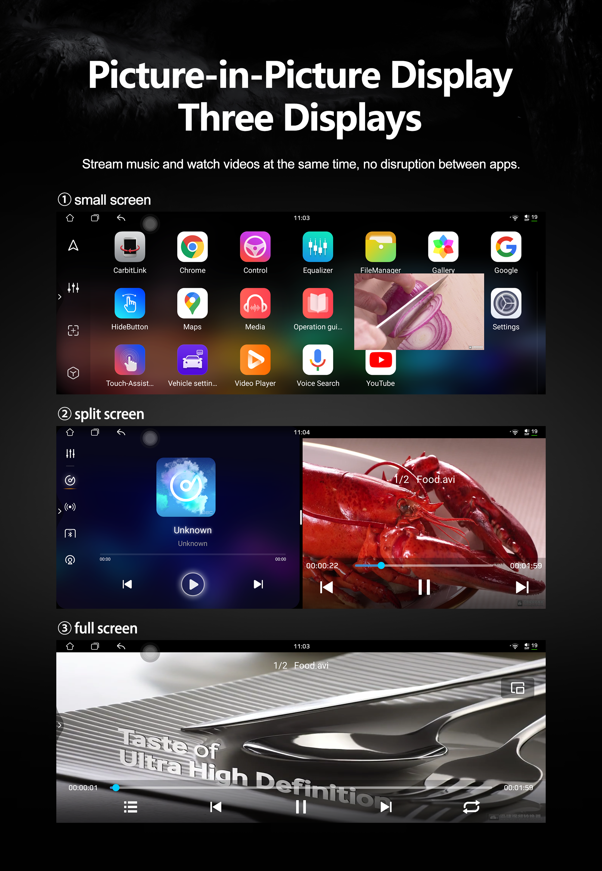 12.3inch OLED Android Touchscreen Car for Player with Frame & Harness for for BMW 5 Series/G382018-2019 Complete Set