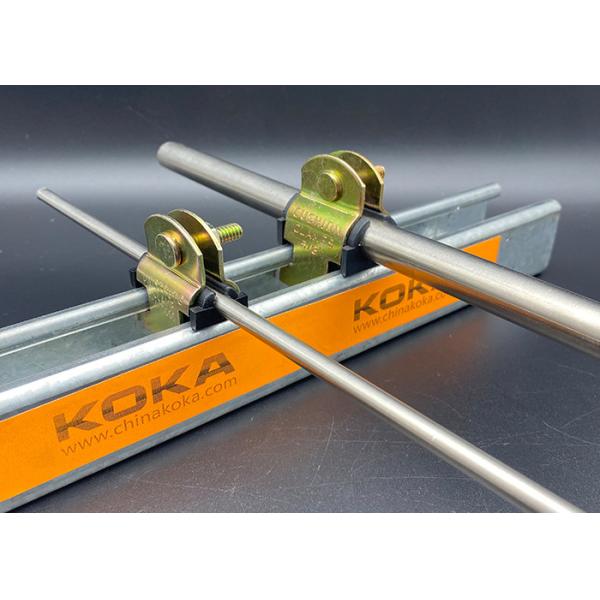 Zinc Plated 3/8'' Strut Mounted Cushion Clamps