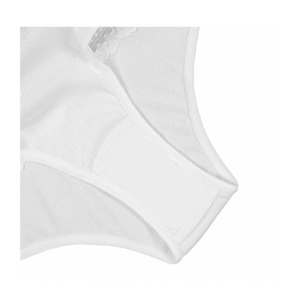 Las ropas interiores para mujer de nylon blancas hola cortaron las bragas inconsútiles del cordón del breve bikini casual de los calzoncillos