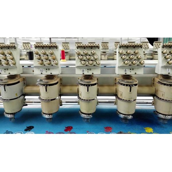Barudan 20 Heads Used Commercial Embroidery Machines 9 Needles