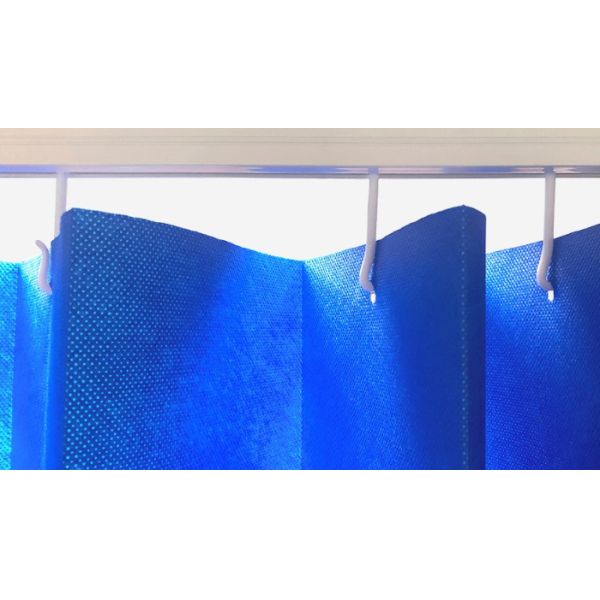 Hubei Haixin PP Emergency Room Curtains with Privacy Nets Dividers Clinic Finished Curtains Hospitals Beds Drapery Wholesale