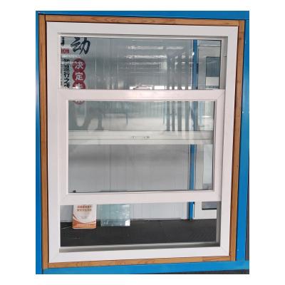 UPVC Frame Single Hung Vinyl Windows Waterproof Vertical Sliding Vinyl Windows