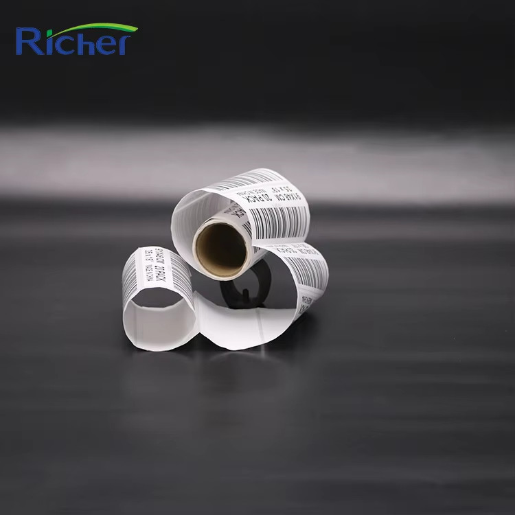 Customized Security Labels Printer Waterproof Adhesive Durable Thermal Direct Shipping Roll Multi-Language Sticker