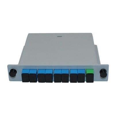 SC 1×8 PLC Optical Splitter Small Size With SC/UPC Interface Type
