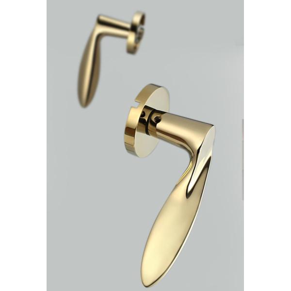 Bedroom Black Interior Double Door Handleset With Dummy