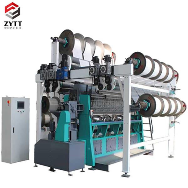 High Speed Textile Blanket Plush Double Needle Bed Warp Knitting Machine