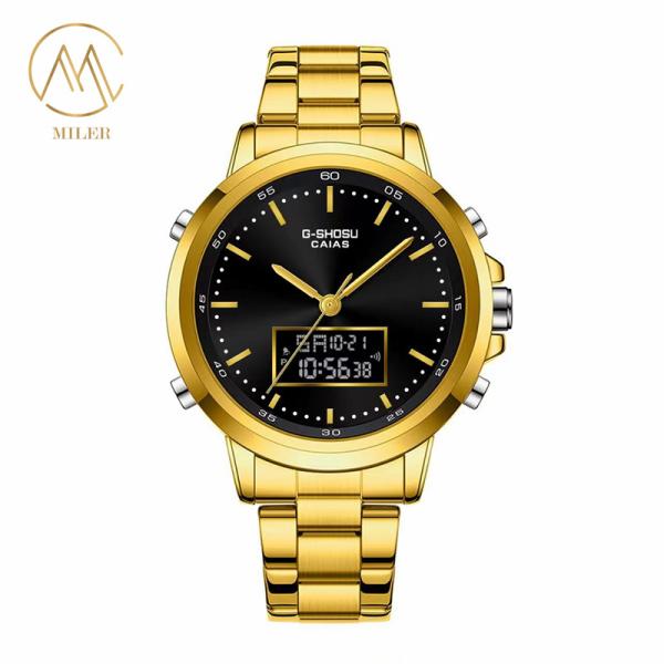 Reloj de cuarzo para mujer Miler ML3101, esfera blanca, resistente al agua 30ATM