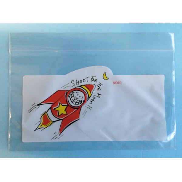 Sacs zip-lock imprimés par coutume multi de PE de couleur rescellables pour l'emballage d'épicerie