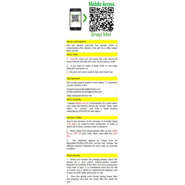 longyue 10pcs/unit Ignition Control Moduel Wiring harness 1990 - 1995 Model