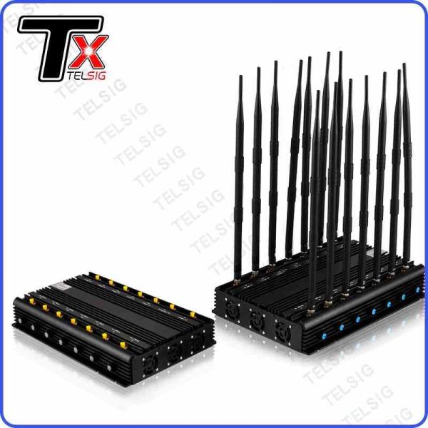 Jammer мобильного телефона наивысшей мощности 5G LTE со сплавом Marterial Alluminum 14 антенн