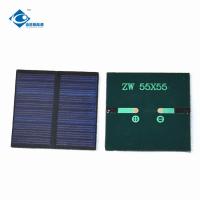 0.35W painel solar poli 55*55mm 0.07A atual máximo do mini ANIMAL DE ESTIMAÇÃO flexível do painel solar 5V ZW-5555