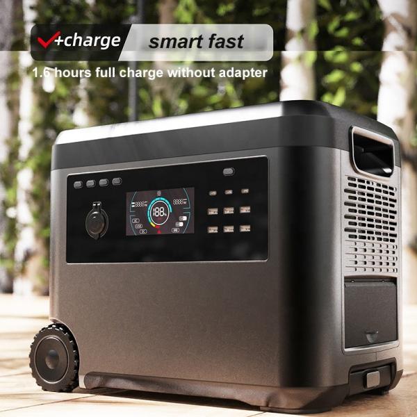 2500 W Phone Charge Wireless Energy Storage Battery / Outdoor 3000W D5 2000W Portable 2000Wh Power Station with Solar Panel