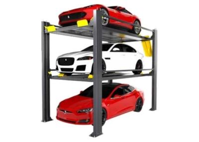 3 Level Parking System / Triple Stacker Car Parking Lift / Tri Level Parking Lift