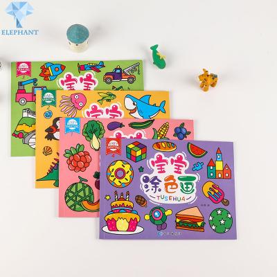 Le livre d'enfants fait sur commande d'image de point de selle imprimant l'impression de gravure