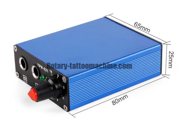 Compact Tattoo Gun Power Supply , Tattoo Power Box TPN-021 Output 0-18 Voltage 1.5A Max