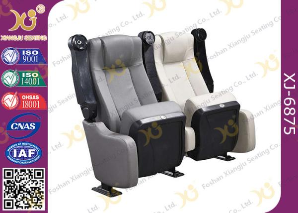 Durable Micro Fiber Leather Folding Theater Seats Home Theater Recliner Seats