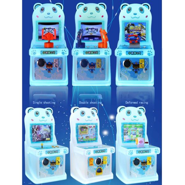Kids Pusher Arcade Shooting Gun Game Machine Mini Arcade Machine Game Para Crianças 1 Jogadores