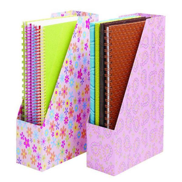 luxury binder gift box custom file folder packaging paper box stationary box