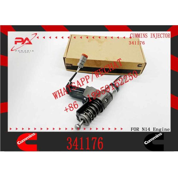 Использованные запасные части двигателя Cummins N14 Инжектор общего рельса 3411764 3411767 Дизельный двигатель Машины ремонтные мастерские 6 месяцев W