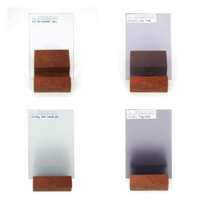 Vidro laminado à prova de som colorido com SOLUTIA PVB para redução de ruído
