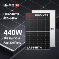 HPBC Black Frame Longi Hi-MO X6 Cientista 435W 440W painel solar