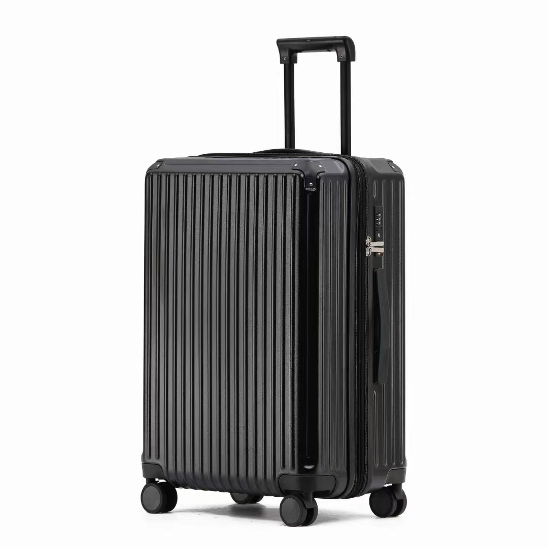 Best Selling Multi-Function Travel Case Luggage Set Outdoors Spinner Suitcase USB Charging Port Cup Holder Aluminum PC Materials