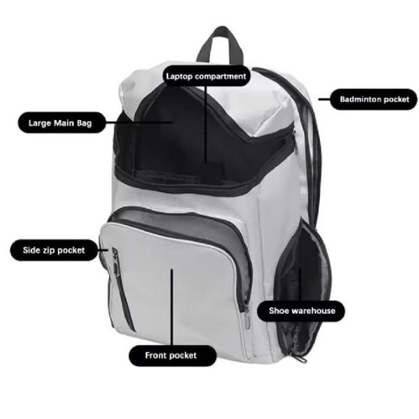 Custom Training Badminton Tennis Racket Bag Pickleball Paddle Bag Backpack