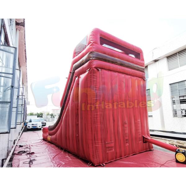 Red Bouncy Castle Bounce House Outdoor Inflatable Water Slides Multi Color