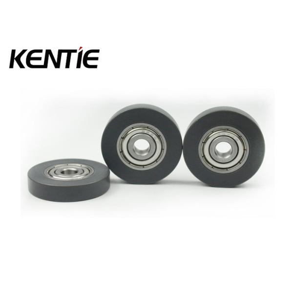 626ZZ 6x30x9mm Ball Bearing Pulley POM Flat Roller Wheels For Conveying Guide Rail