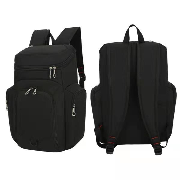 Material Basketball or Soccer Backpack with Customized Designs and Zipper Hasp Closure