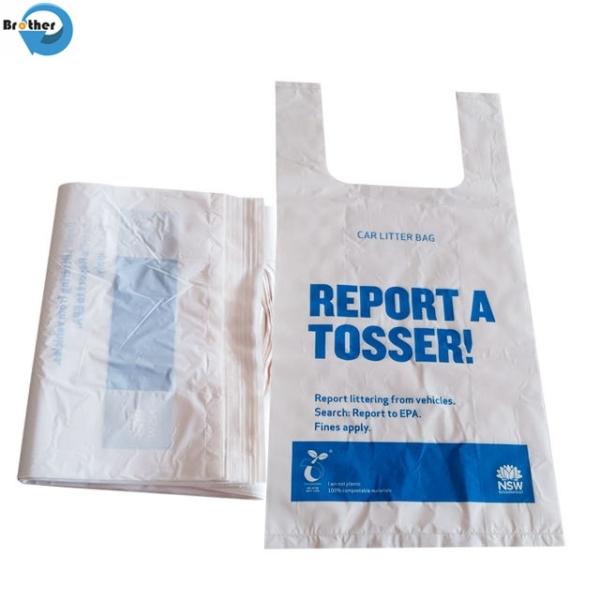 Biodegradable Cornstarch Dog Poop Waste Bags Home Use Poo Compostable PLA Bpat Custom Packaging