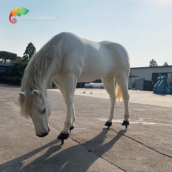 Animal Animatronic de cheval de couleur de simulation