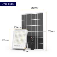 Lâmpada de inundação remota do diodo emissor de luz IP66 das luzes de inundação solares exteriores de 200 watts