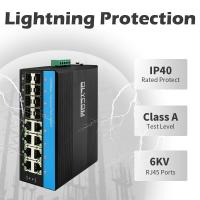 8 Port PoE Managed Switch 8 SFP 2.5G Fibre ERPS Ring L2 Utilisation à l'extérieur gérable
