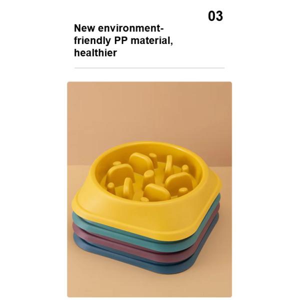 ODM Anti Choking Pet Feeders Dog Slow Food Bowl For Eating
