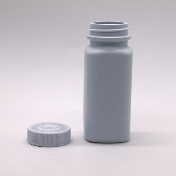 135 ml frasco de remédio HDPE para suplemento vitamínico Material de colarinho personalizado